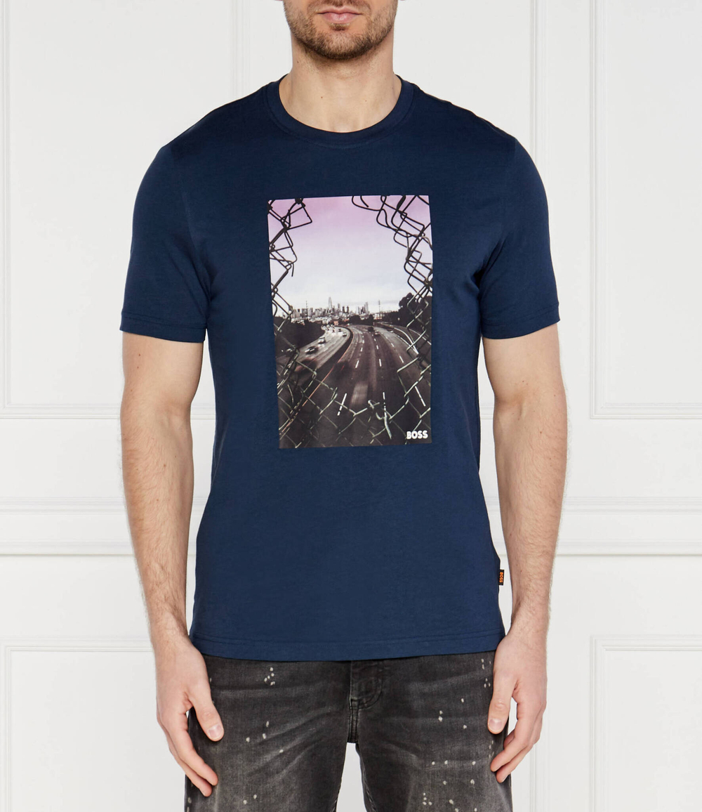 Футболка Urban BOSS ORANGE - темно-синий(50522638)