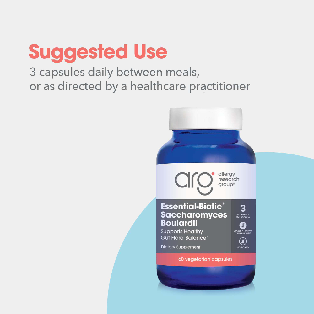 Essential-Biotic® Saccharomyces Boulardii - 60 Vegetarian Capsules