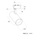 Трековый светодиодный светильник Favourite Practica 4866-1U