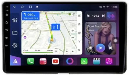Магнитола для Toyota Sienna 3 2014-2020 - FarCar 9532M монитор 9" QLED на Android 13, 8 ядер (TS18), CarPlay, 4G SIM-слот