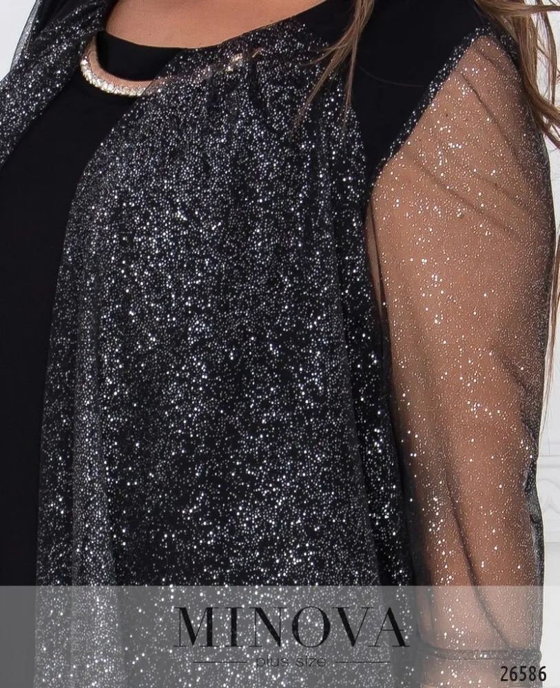 Платье 17-79-черный Minova