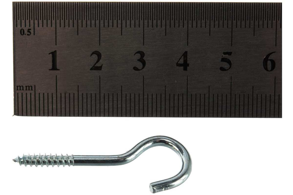 КРЮК-ПОЛУКОЛЬЦО КОЛЬЦО СТРОЙБАТ 3,5Х40 4ШТ 6849