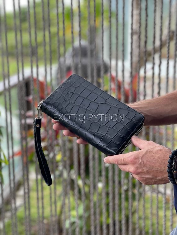 Мужское портмоне из кожи крокодила WA-188