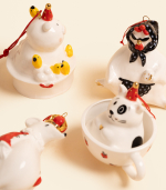 Ёлочная игрушка – Кот в чашке | Александра Маврина