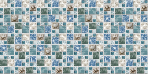 ПАНЕЛЬ ДЕКОРАТИВНАЯ ПВХ GRACE МОЗАИКА МОРСКАЯ 0,2ММ 1ШТ