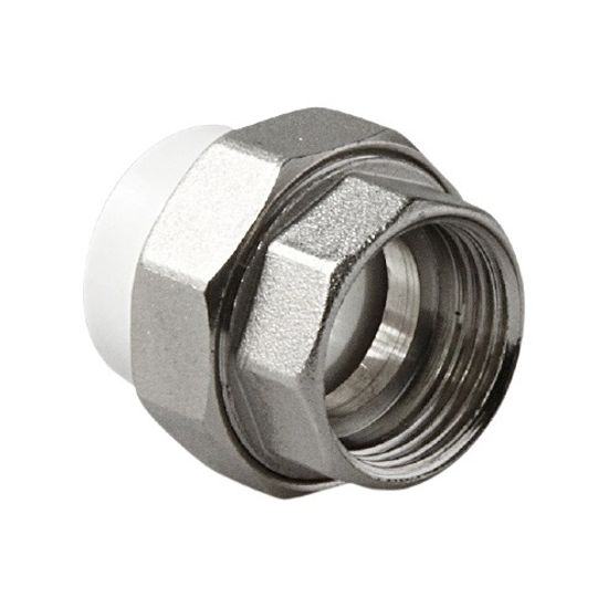 Муфта комбинированная разъемная Pro Aqua 25х3/4" ВР с внутренней резьбой полипропиленовая