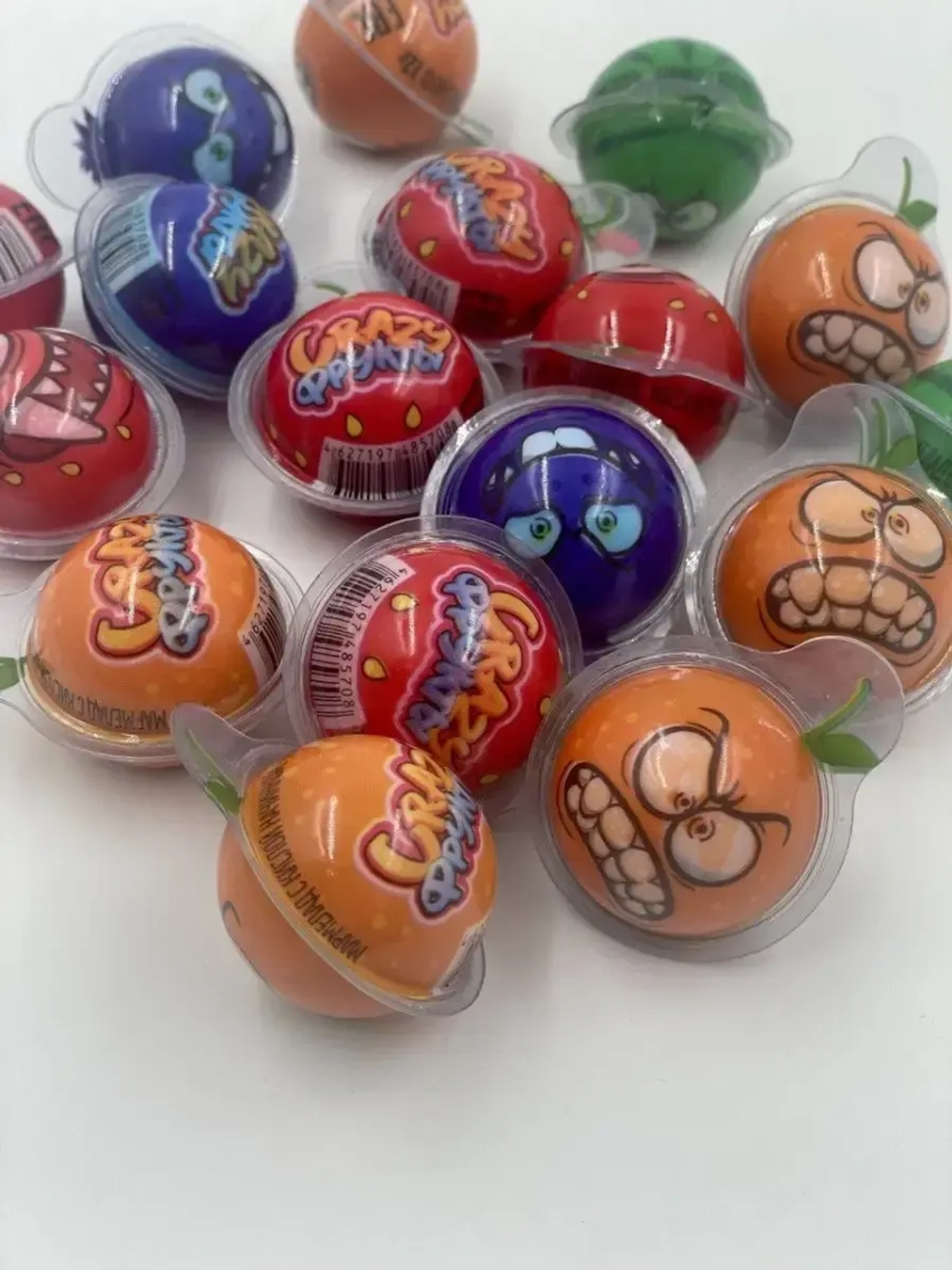 Мармелад Crazy фрукты с кислой начинкой/Канди клаб