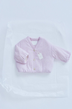 ZARA TIMELESZ - КУРТКА В ПОЛОСКУ С РЕЛЬЕФНЫМ УЗОРОМ, СИРЕНЕВЫЙ