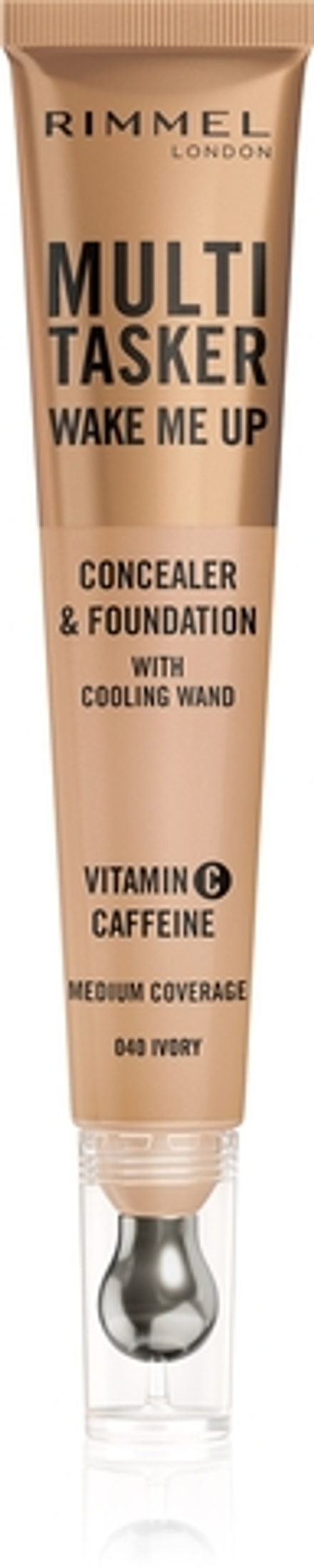 Rimmel Multi-Tasker Wake Me Up - Подклад и корректор с эффектом осветления оттенок 40 Ivory, 20 ml