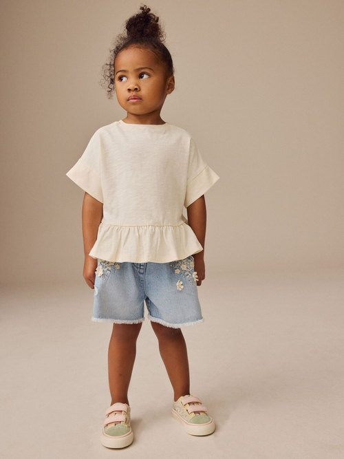 Футболка для девочки Next E51-285, Молочный