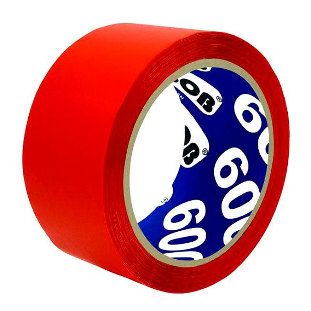 Лента упаковочная (скотч) UNIBOB 48 мм*66 м КРАСНАЯ 45мкм