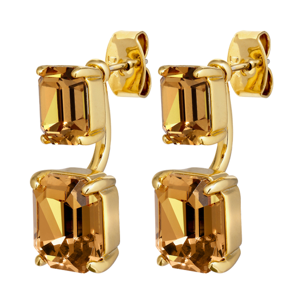 Серьги-трансформеры 2-in-1 Dyrberg Kern TETI SG GOLDEN 460005