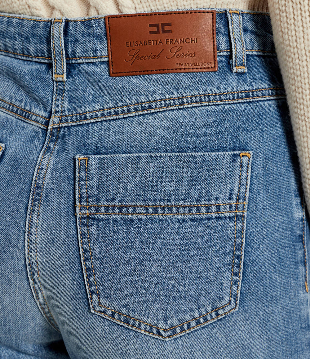 Джинсы Elisabetta Franchi - голубой(PJ75D46E2)