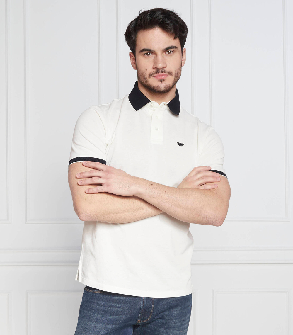 поло Emporio Armani - белый(3R1F70 1JTKZ)