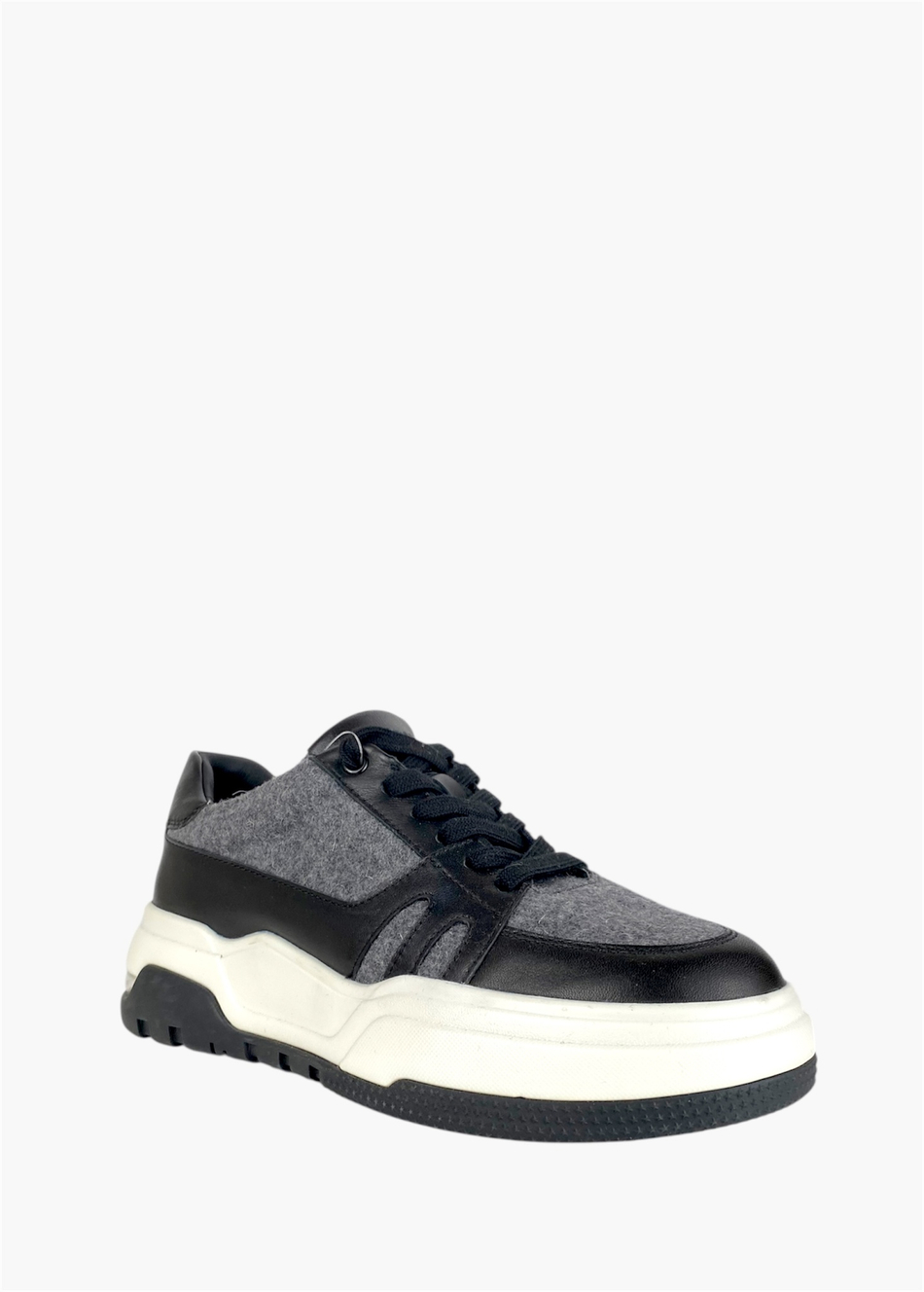 104608B3-YP black/grey-24Z Женские сникерсы деми