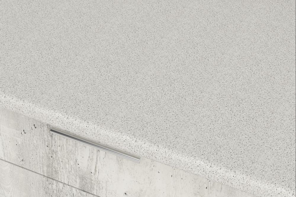 Кухонный гарнитур Алина стандарт 1600 мм, каркас ЛДСП, фасад ЛДСП; Стекло, Белый/Пайн белый