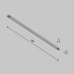 Накладной светильник Maytoni Technical Basis TR240-2-18W3K-B