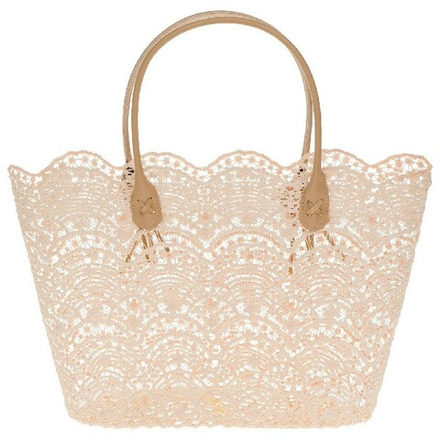 Корзина плетеная "Кружево" (ткань) 35x16xH25см (Натуральный)