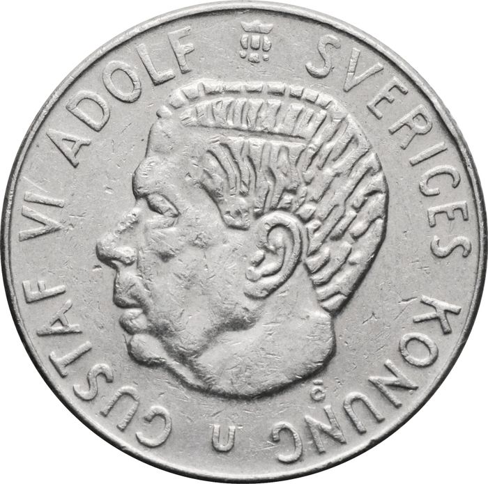 1 крона 1968-1973 Швеция VF-XF