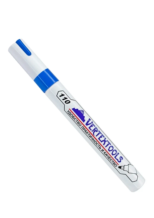 МАРКЕР КРАСКА СТРОИТЕЛЬНЫЙ синий (12/ 144/ 576), шт