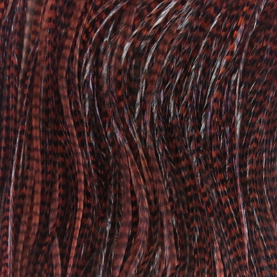 Перо из седла петуха Grizzly Coachman Brown