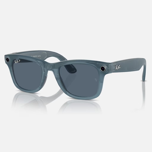 Ray-Ban Meta Wayfarer ( Цвет оправы - матовый синий, цвет линз - синий)