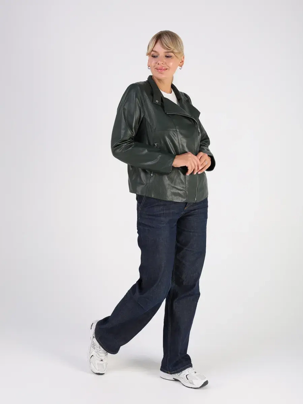 Кожаная куртка демисезонная косуха