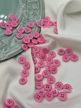 Пуговицы на прокол розовые