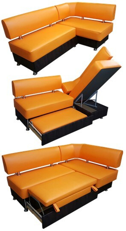 Прямой Мальта 1 с подлокотником