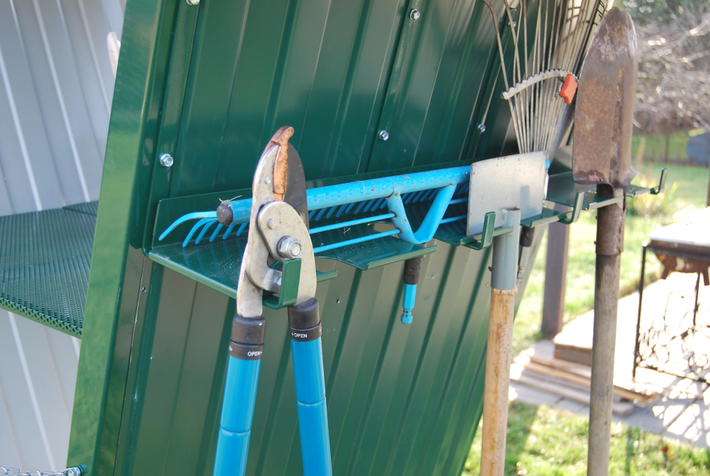 Садовый органайзер - дровница GreenStorage зелёный