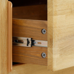 Тумба двухдверная 2 ящика Розенбург из массива дуба