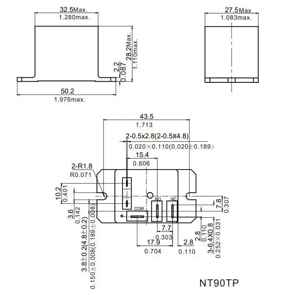 Реле котла, водонагревателя 220 вольт NT90TPNCE220CB аналог NT90TPNCE220CF 2 шт