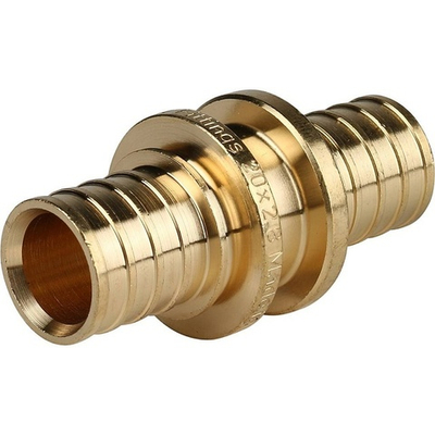 STOUT Муфта соединительная 20 мм аксиальная равнопроходная для труб из сшитого полиэтилена