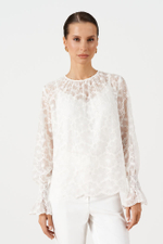 23239 Блузка женская (молочный)