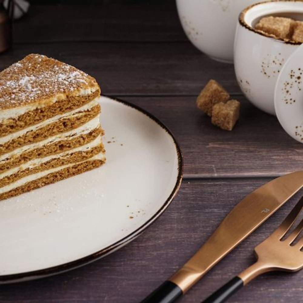 Тарелка гладкая d=21 см, фарфор "NOBLE" серия "Grace"