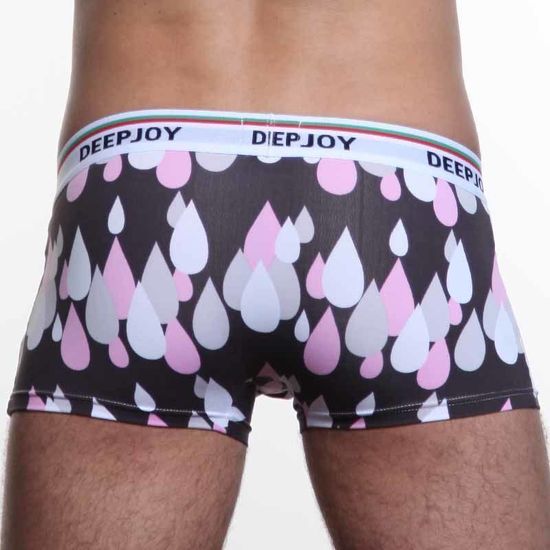 Мужские трусы боксеры розовые DeepJoy капли