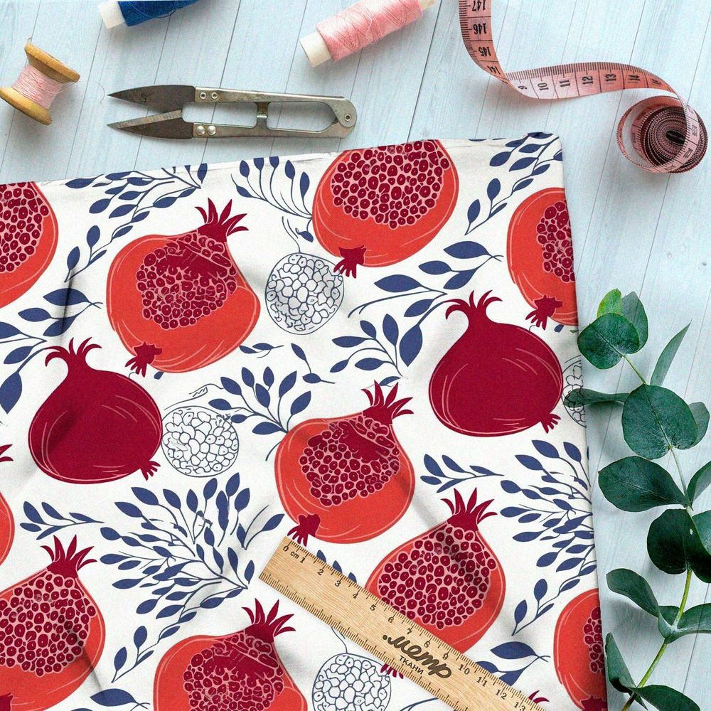 Ткань премиум дюспо плоды граната