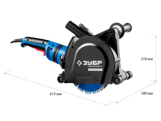 Штроборез "ЗУБР" ЗШ-П45-2100 ПВТК