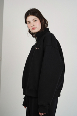 Олимпийка Zoe с начесом, черная