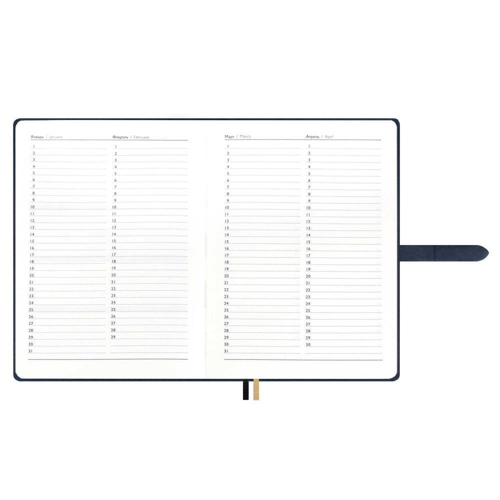 Ежедневник недатированный ESCALADA, А5+, 160 л., арт. 70579/ 10 ПРИСТИН СЕРЫЙ (кожзам: 175x245 мм, твёрдый переплёт, материал обложки: искусственная кожа "Пристин", искусственная кожа "Снейк"; способ крепления блока: ниткошвейный; декор: блинтовое ти