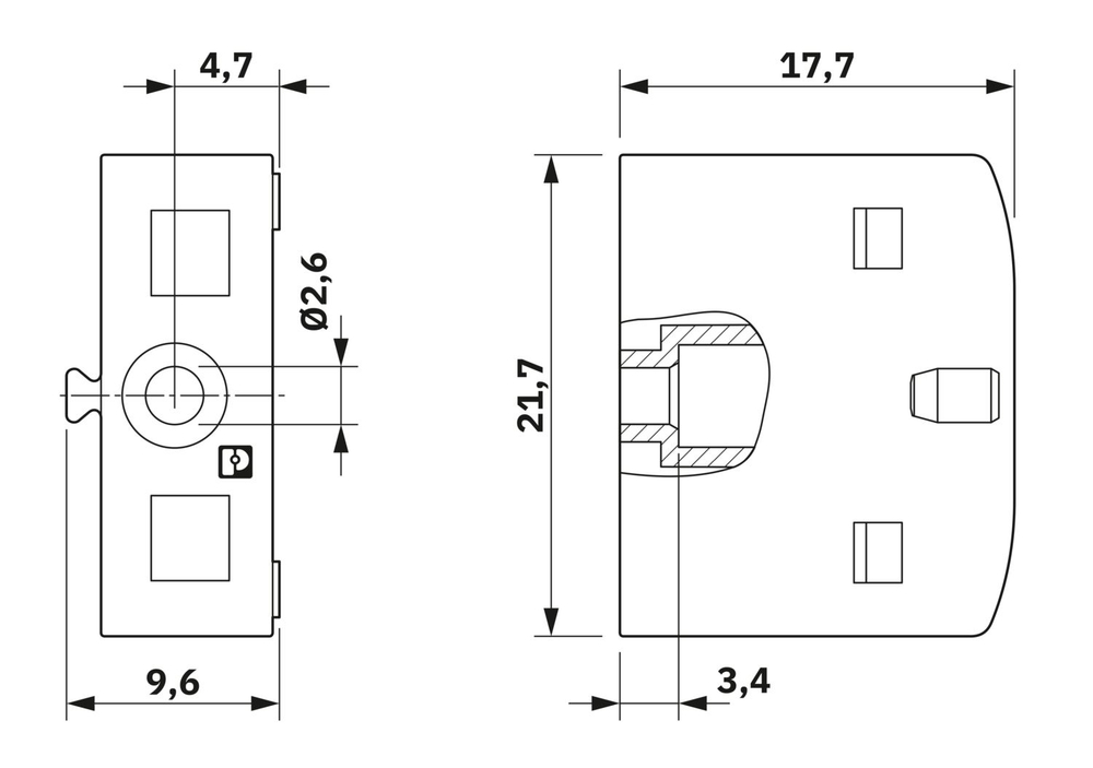 1049503 - PTFIX 1,5-F - Фланец