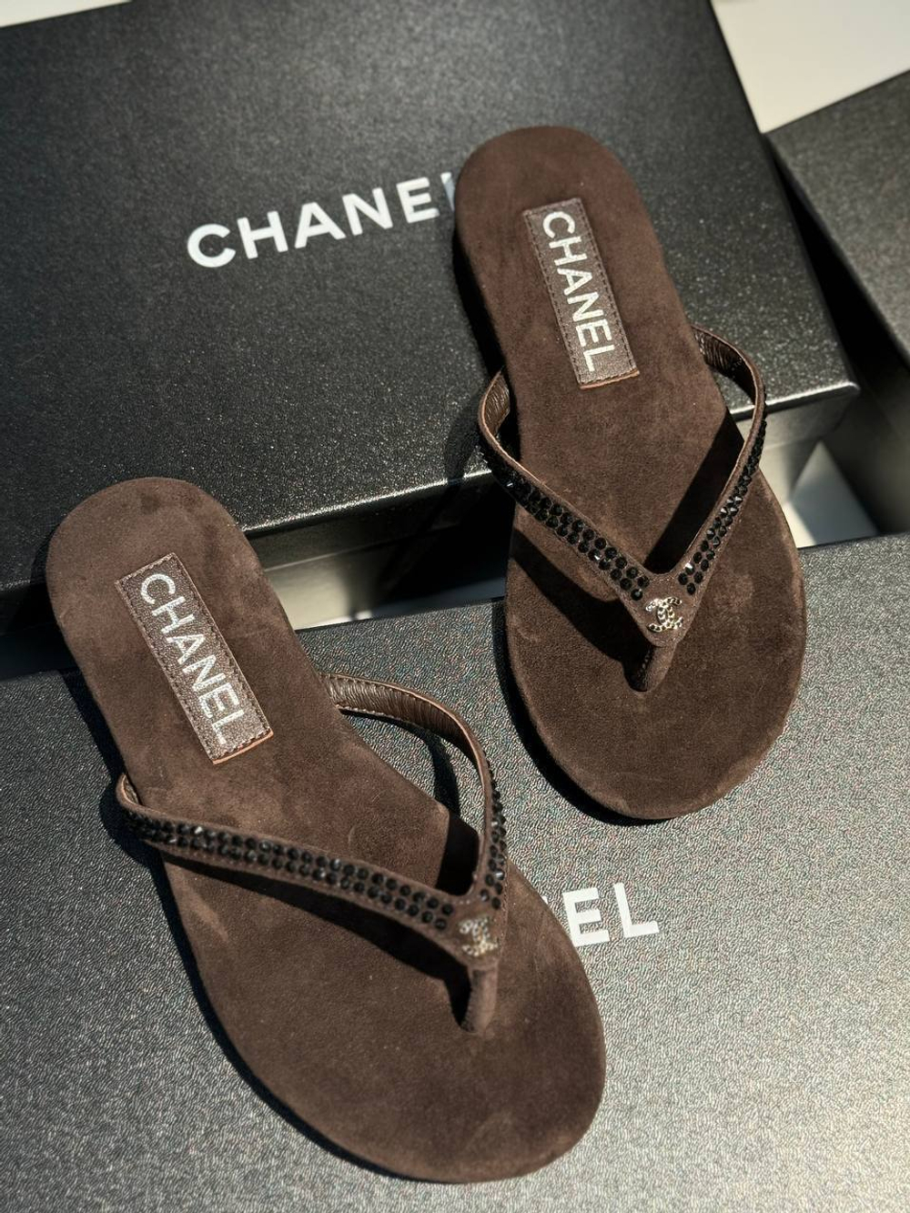 Шлепанцы CHANEL