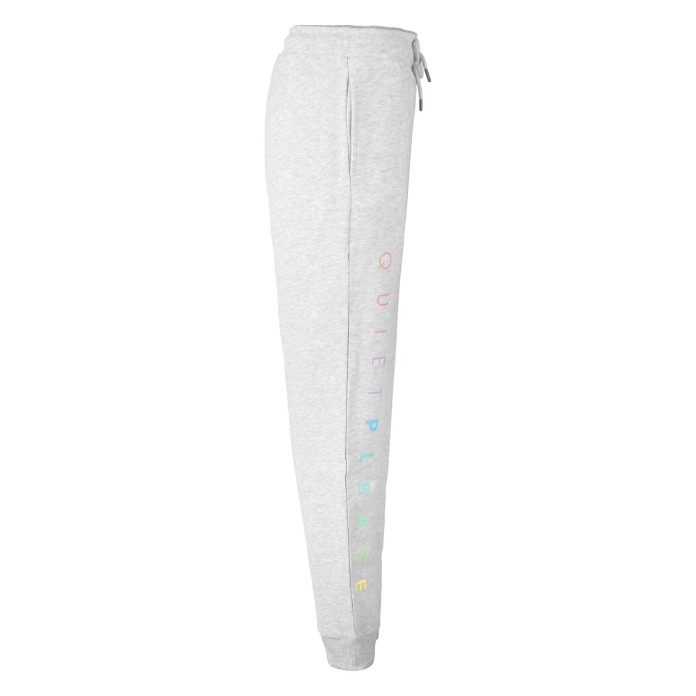 Женские теннисные брюки Quiet Please Rainbow Training Pants Women - Grey, Turquoise