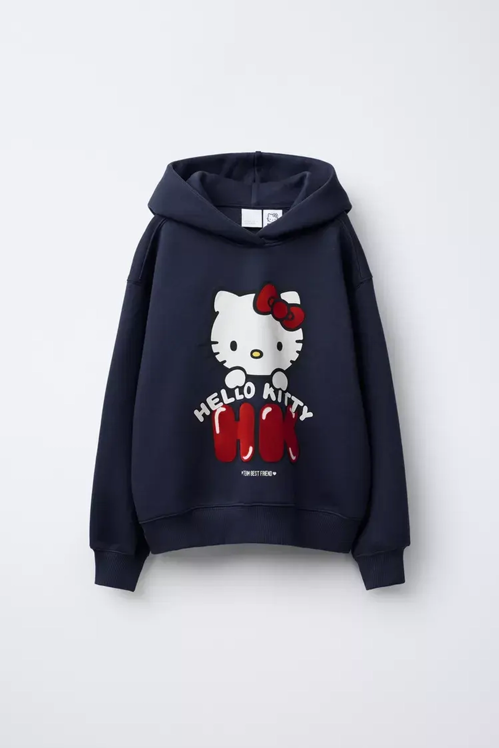 ZARA ТОЛСТОВКА HELLO KITTY © SANRIO, МОРСКОЙ СИНИЙ
