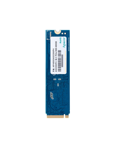 Apacer SSD AS2280P4 256Gb M.2 2280 PCIe Gen3x4, R2100/W1300 Mb/s, 3D TLC, MTBF 1.5M, NVMe 1.3, 200TBW, Retail, 3 years (AP256GAS2280P4-1)