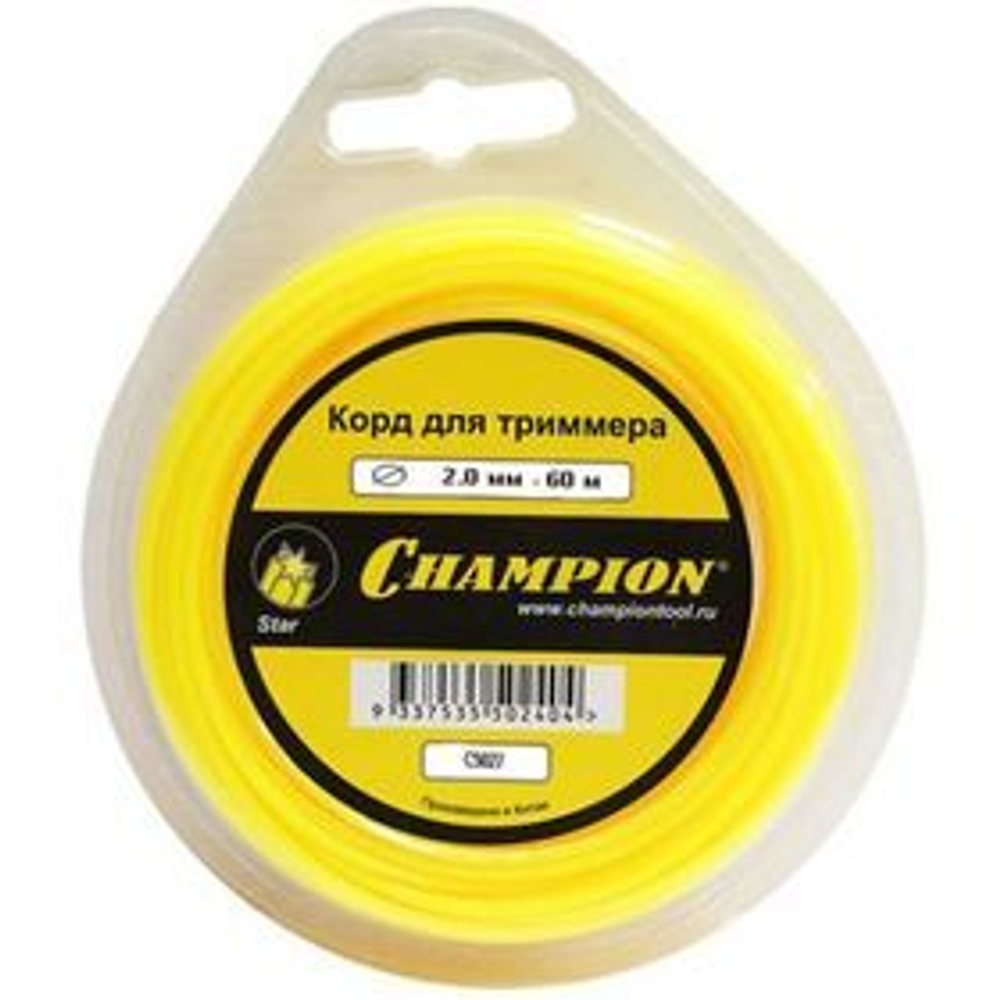 Леска CHAMPION Round 2,0*60 м (круг)   C5010