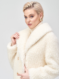 Шуба женская чебурашка тедди эко