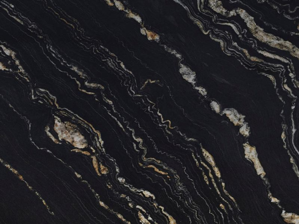 Фальш-панель Сахара Черная гл   600х6х3000