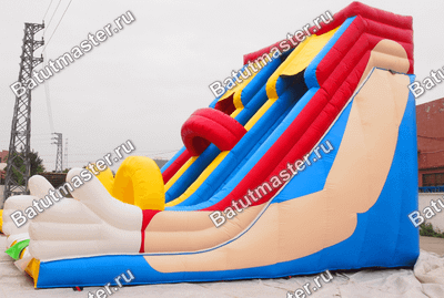 Надувной батут-горка "Гора дружбы"
