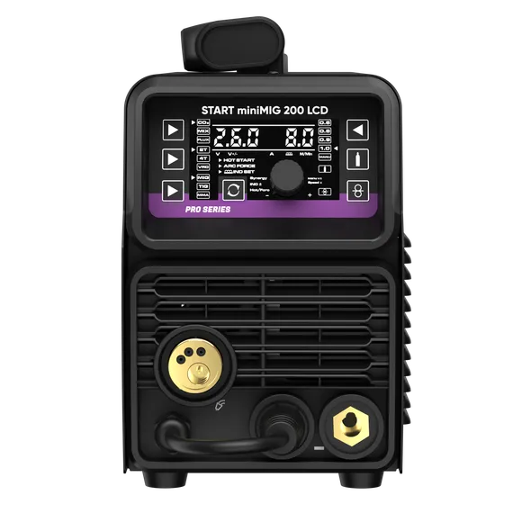 OSA START miniMIG 200 LCD Сварочный полуавтомат 2W202L — полупрофессиональный сварочный полуавтомат для монтажников, 200 А